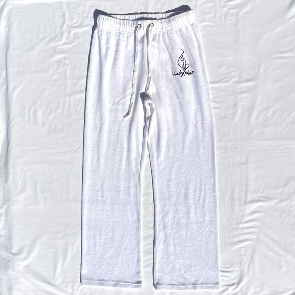 Baby Phat Pants - Vintage Y2K Baby Phat Velour Pants Womens Medium White Drawstring Lounge